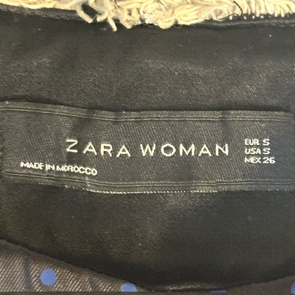 Zara Bloggers Favorite Black & White/Red Tweed Textured Lady 3 Button Blazer, S - Picture 10 of 14